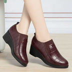 Damen Komfortable Wedge-Stiefeletten mit elegantem Design und elastischen Einsätzen R&B