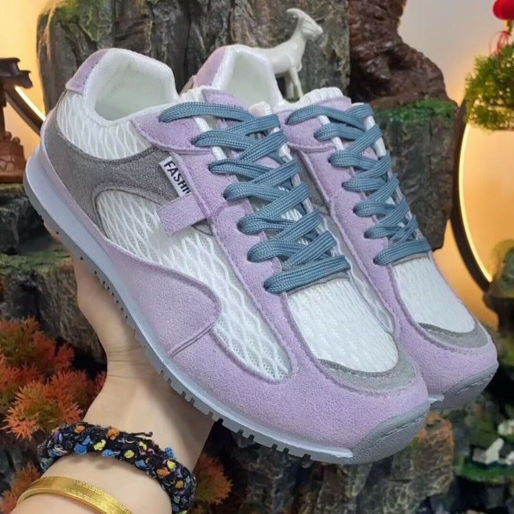 Damen Atmungsaktive Sneaker mit flexiblem Obermaterial und rutschfester Sohle R&B