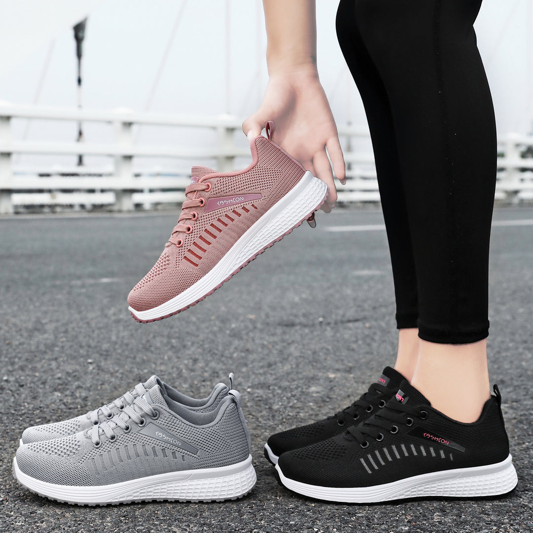 Damen Sportliche Mesh-Sneaker mit atmungsaktivem Obermaterial R&B