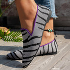 Damen elegante Slipper mit atmungsaktivem Obermaterial R&B
