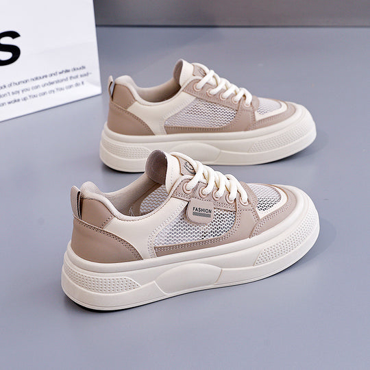Damen modische Sport Sneakers mit atmungsaktivem Mesh-Obermaterial und flexibler Sohle R&B