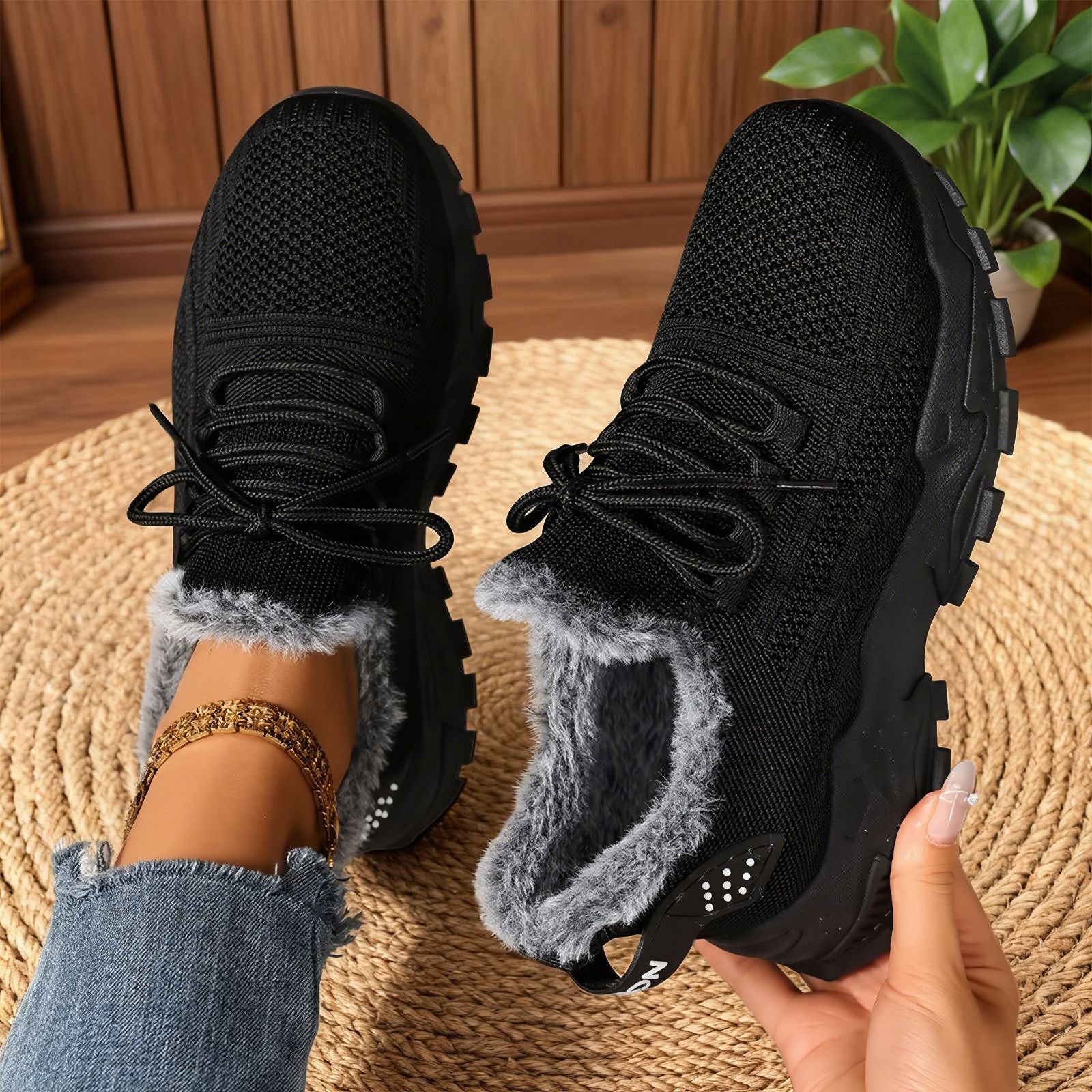 Bequeme Fleece-Sportschuhe R&B R&B