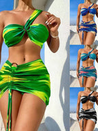 Damen Cropped Top und Minirock Set R&B