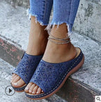 Damen Clogs mit blumenverziertem Design R&B