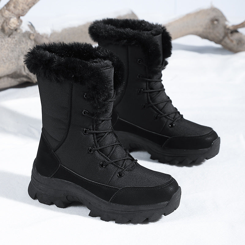Damen Winterstiefel mit isolierendem Innenfutter und rutschfester Profilsohle R&B