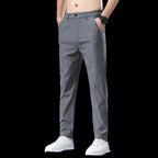 Herren modische und bequeme Chino-Hose mit elastischem Bund R&B
