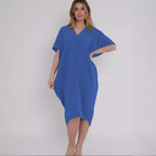 Damen Übergröße Sommerkleid R&B