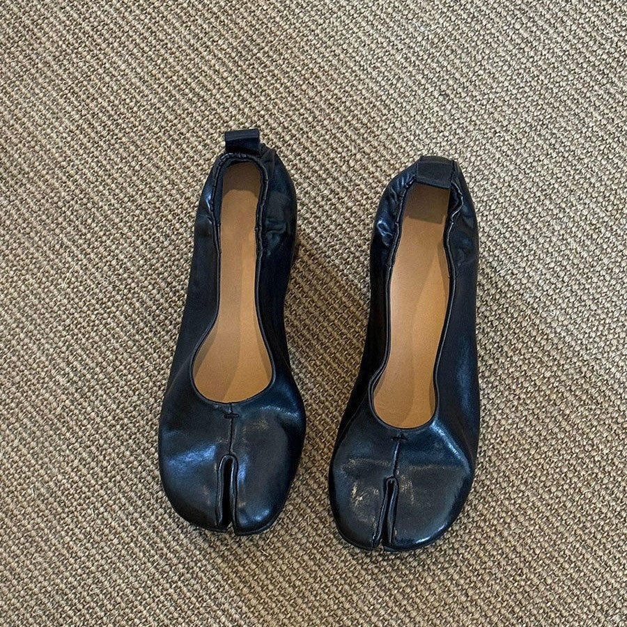 Damen Modische Ballerinas mit elegantem Schnitt und hohem Absatz R&B