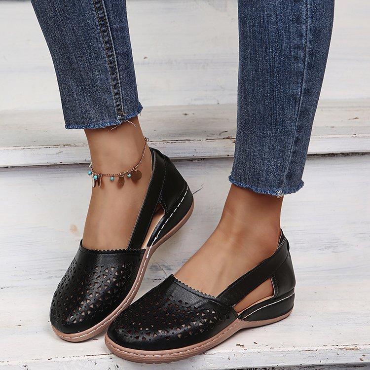 Damen Luftige Clogs mit besonders atmungsaktivem Lochdesign und komfortabler Laufsohle R&B