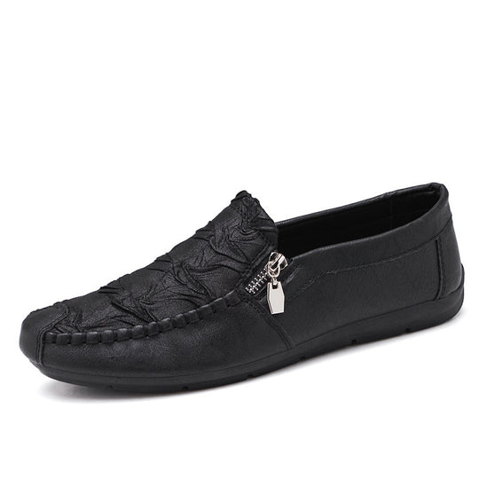 Herren Mokassins mit elegantem Reißverschluss und weichem Leder R&B