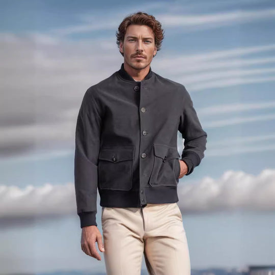 Herren elegante Utility-Jacke R&B