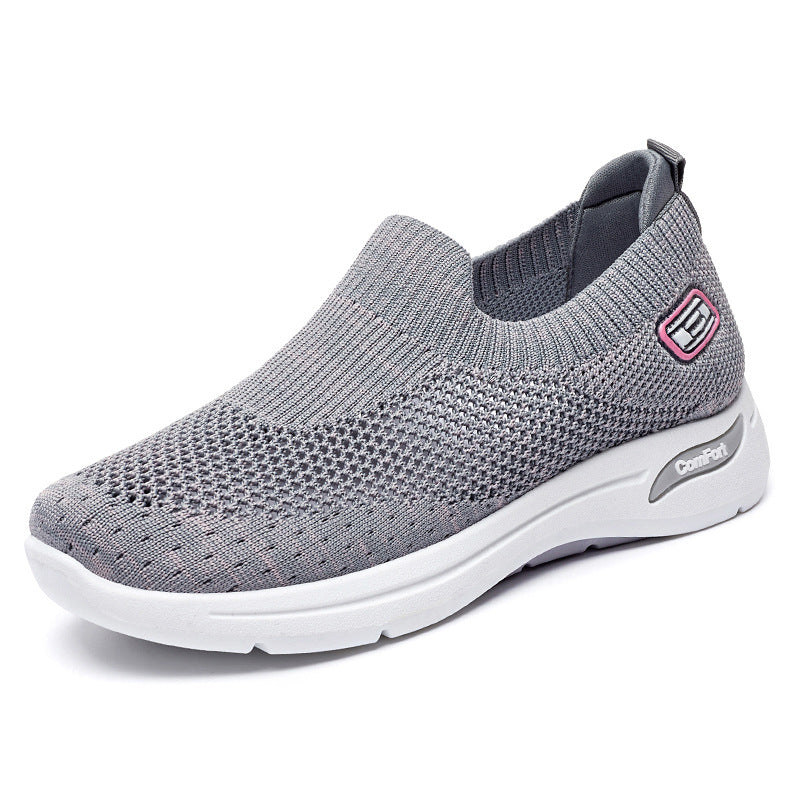 Damen Atmungsaktive Slip-On Sneakers mit weichem Stretch-Obermaterial R&B