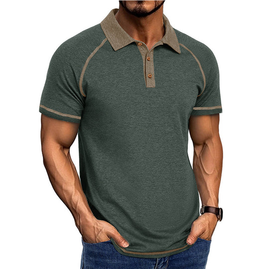 R&B | Kurzärmeliges Herren-T-Shirt mit Revers