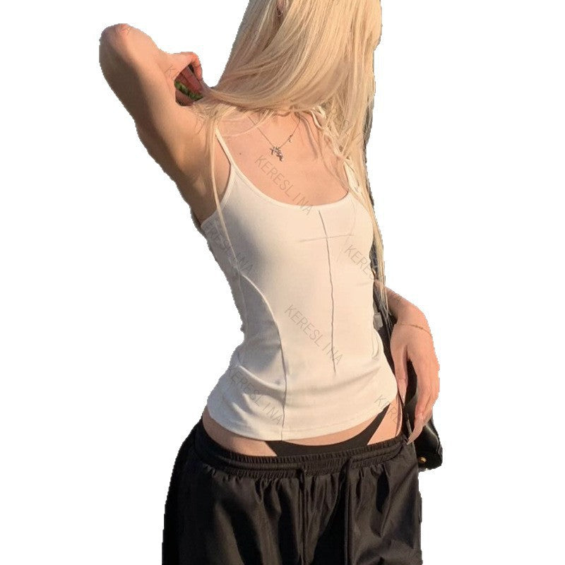 Damen schulterfreies Oberteil mit verstellbaren Trägern und figurbetontem Schnitt R&B
