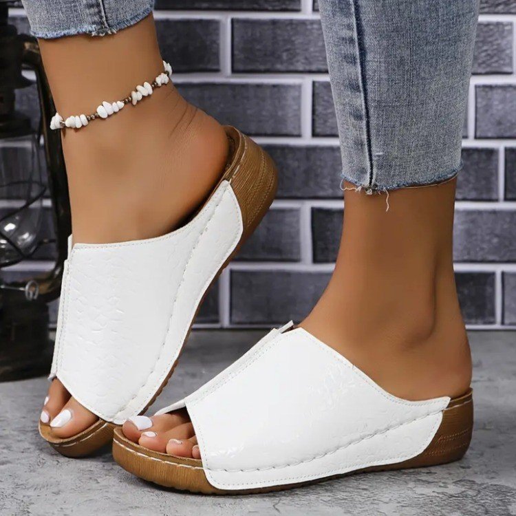 Damen Komfortable Clogs mit Glitzer-Design und anatomischem Fußbett R&B