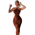 Damen Maxikleid mit eleganten Ausschnitten und verführerischem Schnitt R&B