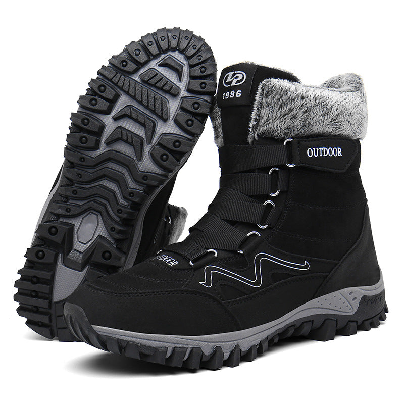 Damen Outdoor-Winterstiefel mit rutschfester Sohle und isolierendem Innenfutter R&B