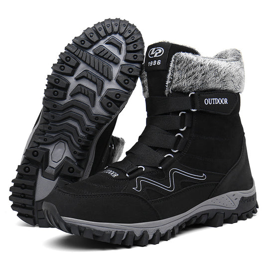 Damen Outdoor-Winterstiefel mit rutschfester Sohle und isolierendem Innenfutter R&B