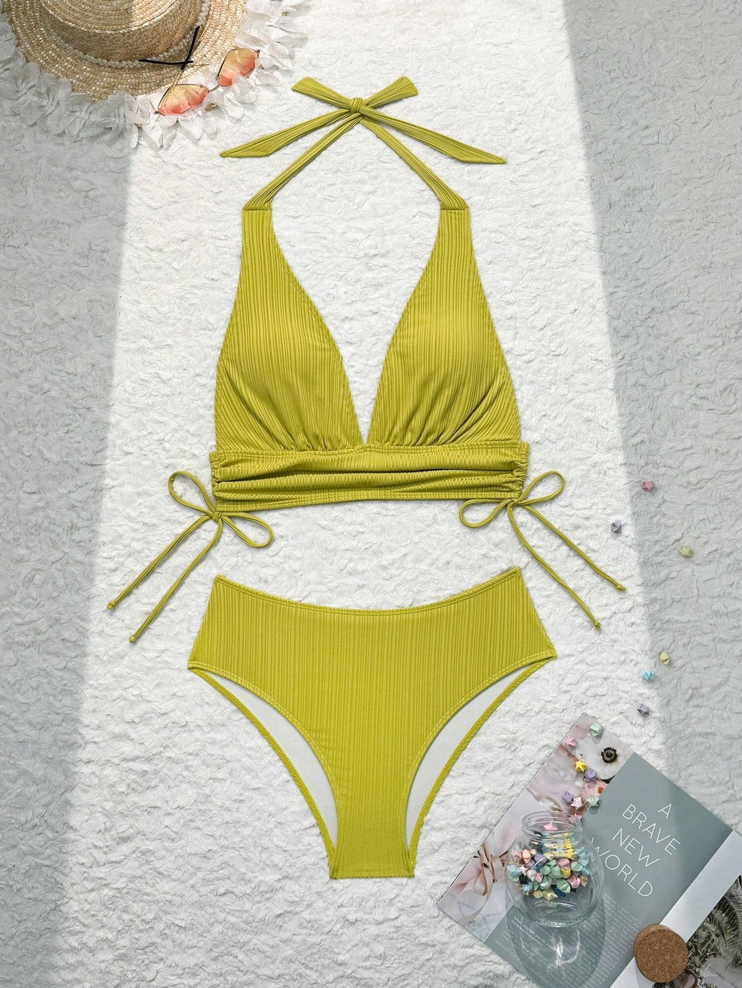 Damen Hochwertiger Bandeau-Bikini mit bequemem Stretch-Design R&B