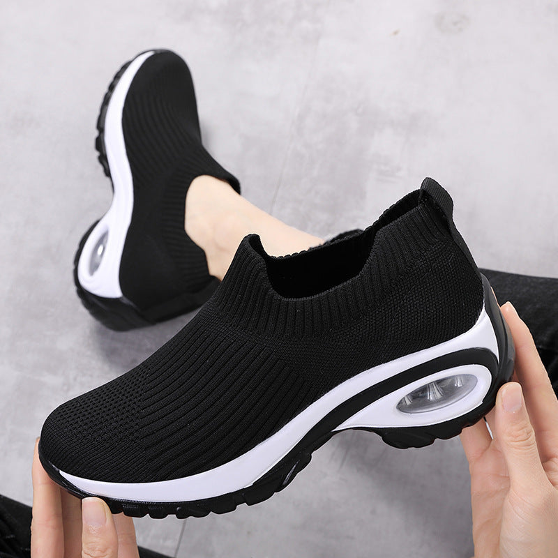 Damen Bequeme Sneakers mit elastischem Strickoberteil und Luftpolstertechnologie R&B