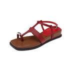 Damen modische Zehentrenner-Sandalen mit elegantem Riemchen-Design R&B