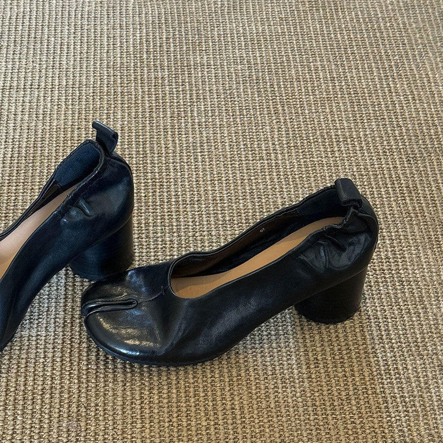 Damen Modische Ballerinas mit elegantem Schnitt und hohem Absatz R&B