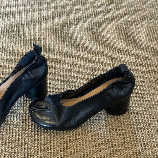 Damen Modische Ballerinas mit elegantem Schnitt und hohem Absatz R&B
