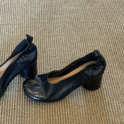 Damen Modische Ballerinas mit elegantem Schnitt und hohem Absatz R&B