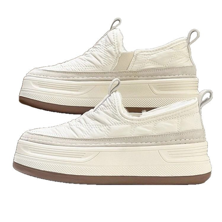 Damen Bequeme Slip-On Sneakers mit isolierendem Innenfutter und rutschfester Sohle R&B