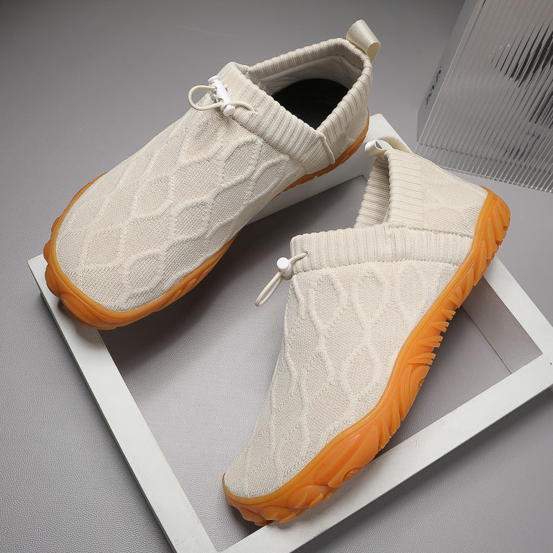 Damen Atmungsaktive Slip-On Sneakers mit flexiblem Obermaterial und rutschfester Sohle R&B