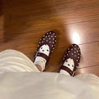 Damen Ballerinas mit dekorativen Nieten und elegantem Schnallenverschluss R&B