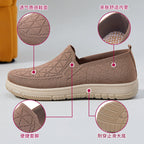 Damen Komfortable Slip-On Freizeitschuhe mit strukturiertem Obermaterial R&B