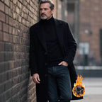 Herren eleganter Wollmantel R&B