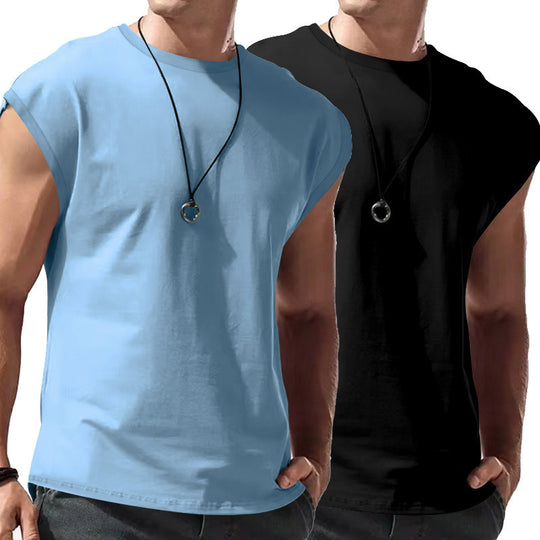 Herren ärmelloses T-Shirt Set R&B