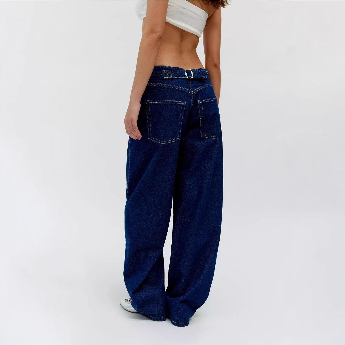 Damen Weite Jeans R&B