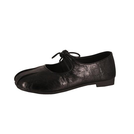 Damen elegante Ballerinas mit praktischer Schleifenverzierung und hochwertigem Wildlederoberteil R&B