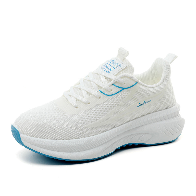 Damen Sportliche Sneakers mit atmungsaktivem Mesh-Obermaterial und dämpfendem Sohlenprofil R&B