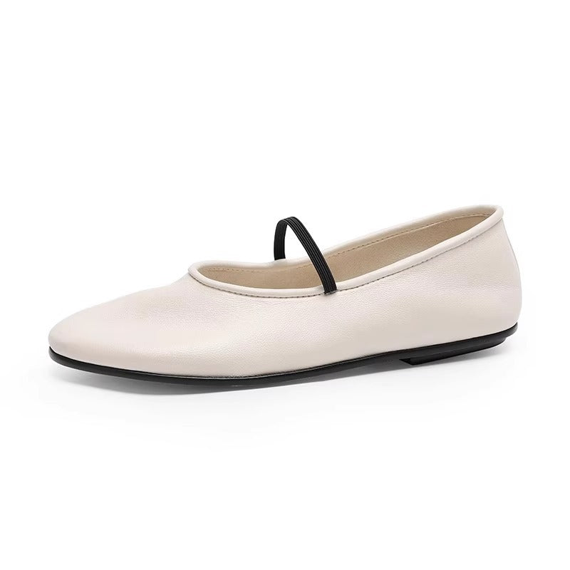 Damen feine Ballerinas mit elastischem Fesselband R&B