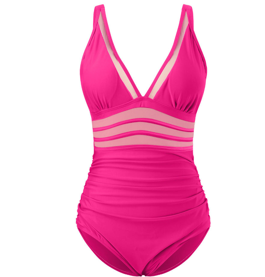 Damen eleganter Badeanzug mit verführerischen Cut-Out-Details R&B