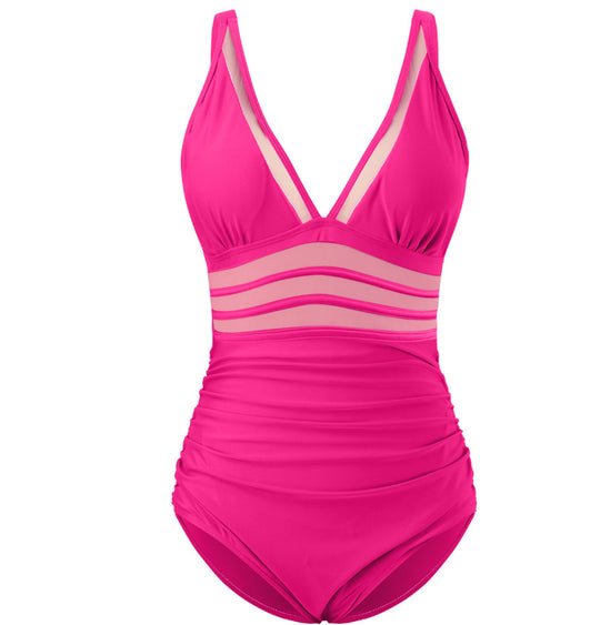 Damen eleganter Badeanzug mit verführerischen Cut-Out-Details R&B