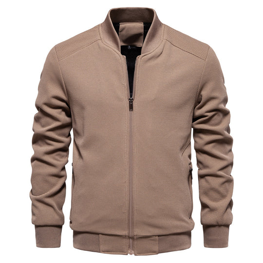 Herren modische Sportjacke mit atmungsaktivem Strukturdesign R&B