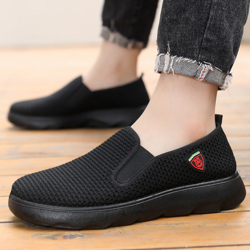 Damen Atmungsaktive Slip-On Freizeitschuhe mit flexiblem Komfort
