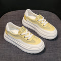 Damen Modische Chunky Sneaker mit atmungsaktivem Obermaterial und dämpfender Sohle R&B