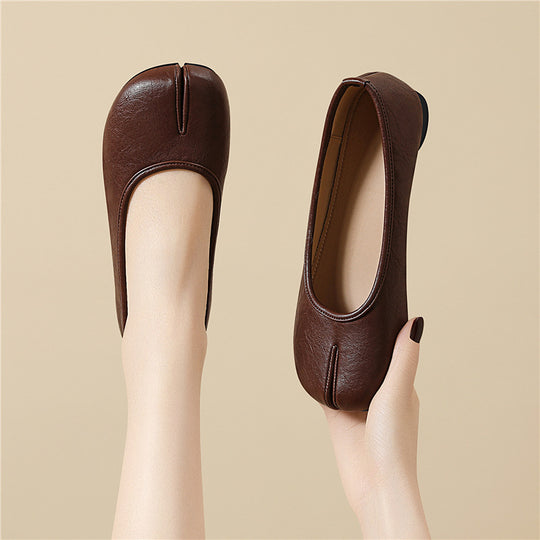 Damen Elegante und bequeme Ballerinas mit flexiblem Fußbett R&B