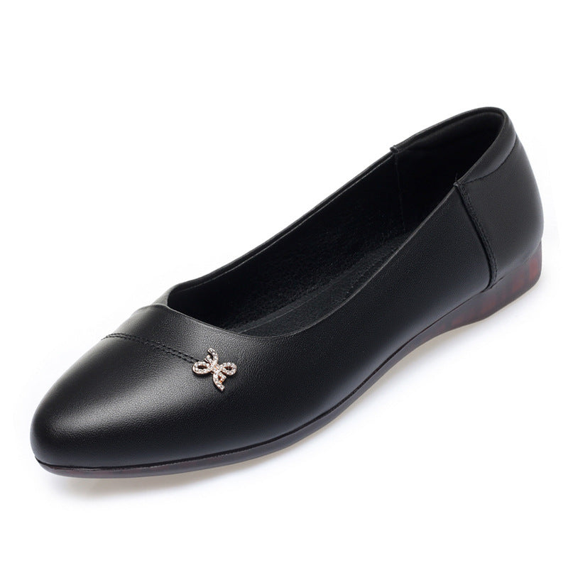 Damen Ballerinas mit zartem Schleifenakzent und bequemem Fußbett R&B