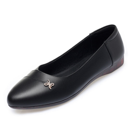 Damen Ballerinas mit zartem Schleifenakzent und bequemem Fußbett R&B