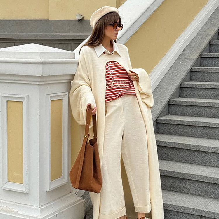 Damen Oversized Knit-Jacke R&B