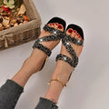 R&B | Sandalen mit Absätzen und Pailletten