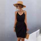 Damen Etuikleid mit tailliertem Schnitt und eleganter Drapierung R&B