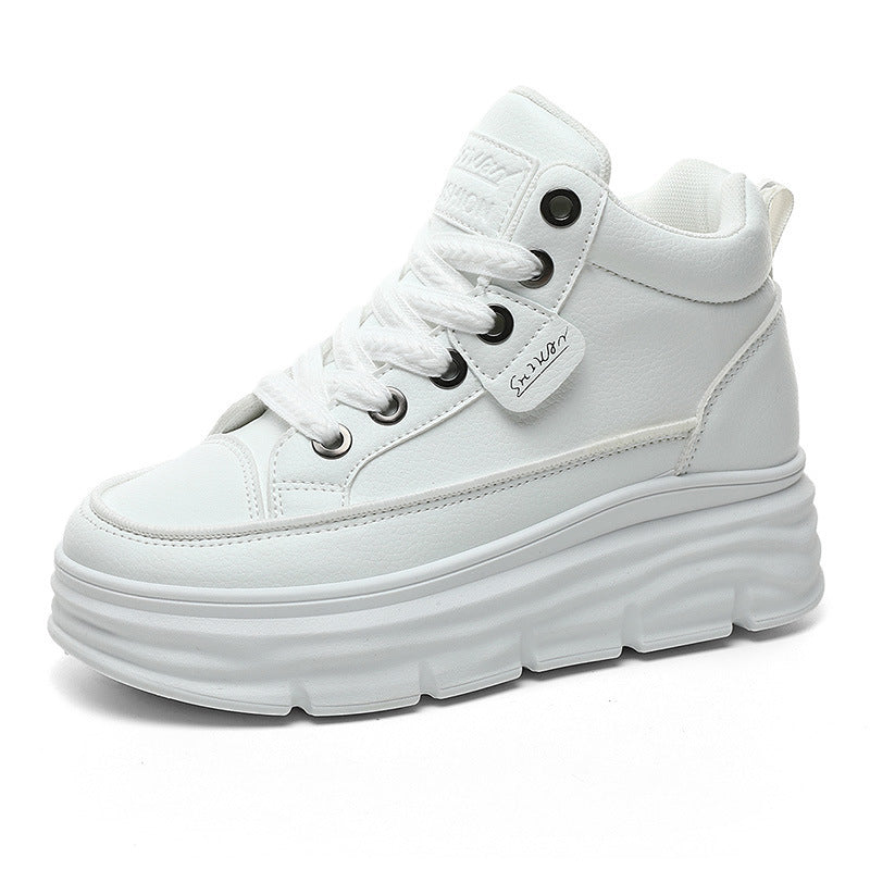 Damen sportliche High-Top Sneakers mit dämpfendem Sohlenprofil R&B